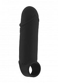 NO35 Stretchy Thick Penis Extension - Black