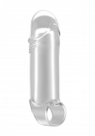 NO35 Stretchy Thick Penis Extension - Transparent