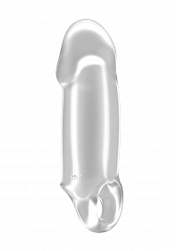 NO37 Stretchy Thick Penis Extension - Transparent