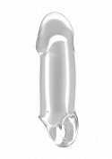 NO37 Stretchy Thick Penis Extension - Transparent