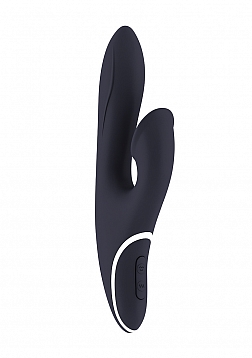 HIKY002- Suction Stimulator and Rabbit Vibrator - Black