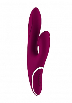 HIKY002- Suction Stimulator and Rabbit Vibrator - Purple