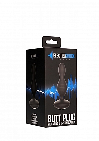 E-Stim Vibrator Buttplug - Black of Shots America E-Stim Vibrator Buttplug - Black of Shots America