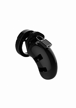 Model 01- Chastity-3.5-Cock Cage Black