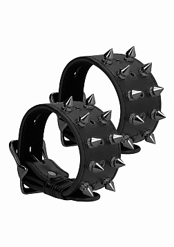 Handcuffs with Spikes - Black..