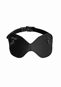 Large Eye Mask with Skulls and Spikes
