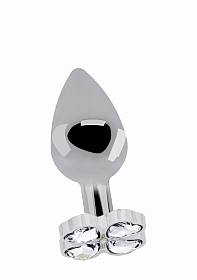Lucky Diamond Plug - 3.15 Inch - Silver