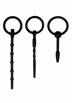 Urethral Souding Plug Set-Black