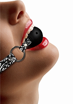 Breathable Ball Gag - Love Stree Art Fashion - Black