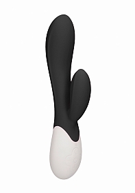 Passion - Rechargeable Heating G-Spot Rabbit Vibrator  - Black