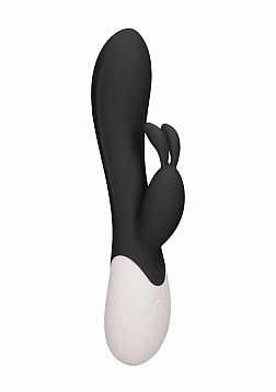 Frenzy-Rechargeable Heating G-Spot Rabbit - Black
