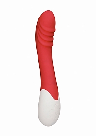 Frenzy - Rechargeable Heating G-Spot Vibrator - Red