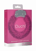 Beginner\'s Legcuffs Furry - Pink