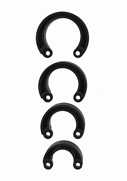 Mancage Extra Large Ring Set- Black