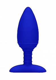 Heating Rechargeable Butt Plug - Blue