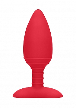 Heating Rechargeable Butt Plug - Red