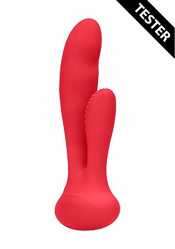 G-Spot and Clitoral Vibrator-Flair-Red-Tester