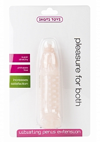 Wagging Dog Vibrating Penis Extension - Skin