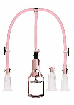 Pumped - Clitoral & Nipple Pump Set  Medium - Rose..