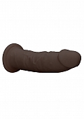 Silicone Dildo Without Balls - 19,2 cm - Brown..