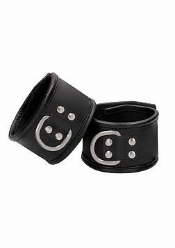 Ouch! Pain - Saddle Leather Asylum Hand-Cuff with Padlock..