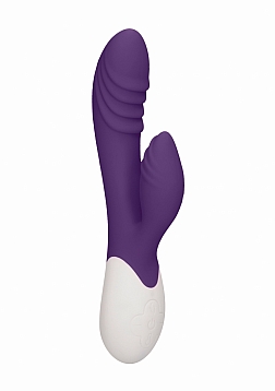 Sunburst-Rechargeable Heating G-Spot Vibrator-Purple