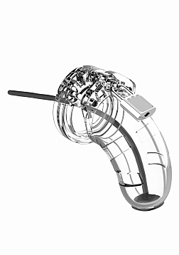 Cage With Silicone Urethal Sounding 15 - Transparent..