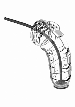 Cage With Silicone Urethal Sounding 17 - Transparent..