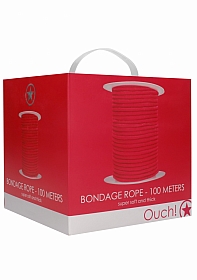 Ouch! Bondage Rope 100 Meter - Red..