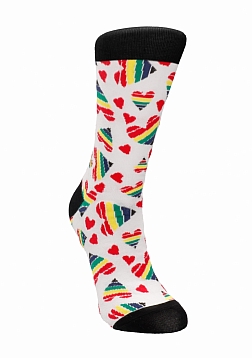 Sexy Socks - Happy Hearts - 36-41..