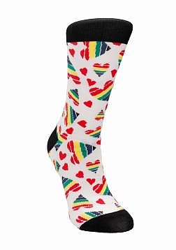 Sexy Socks - Happy Hearts - 40-45..