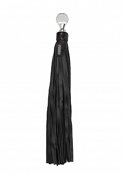 Classic Designer  Round Sparkling  Handle with Calf Softy Leather Flogger ..