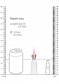 Automatic Rechargeable Clitoral and Nipple Pump Set - Medium